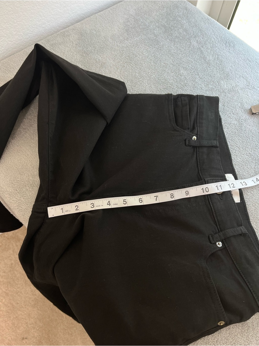 FRAME NWOT Le Slim Palazzo Long Jeans in Black size 29 - Picture 6 of 9